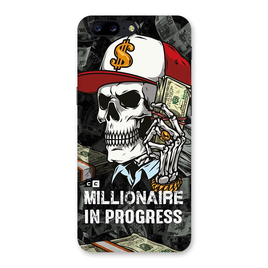 Cool Skull Millionaire In Progress Back Case for OnePlus 5