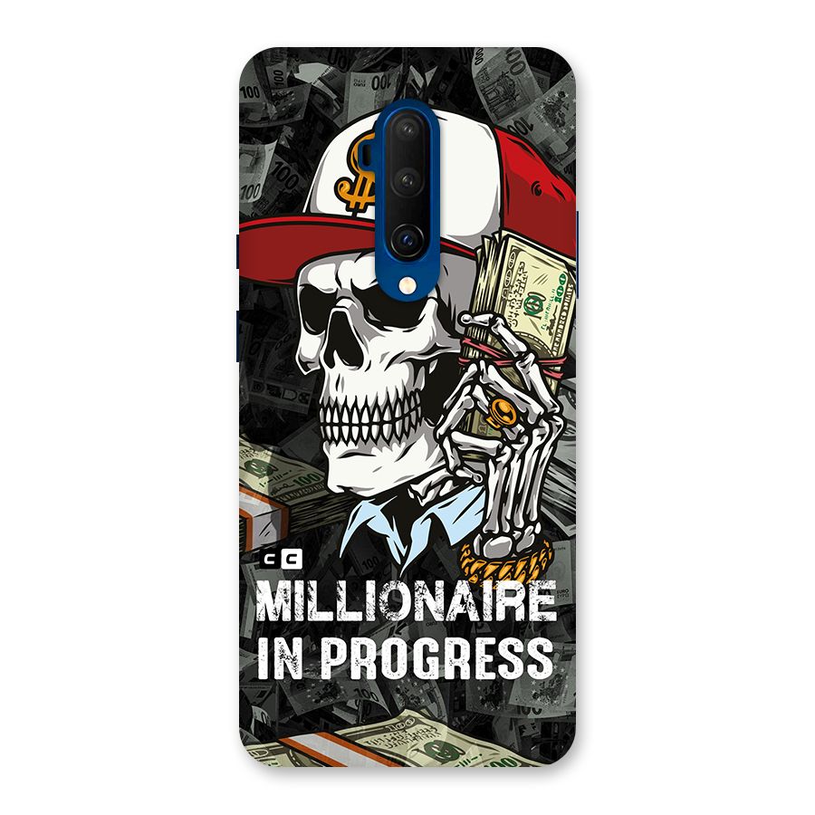 Cool Skull Millionaire In Progress Back Case for OnePlus 7T Pro