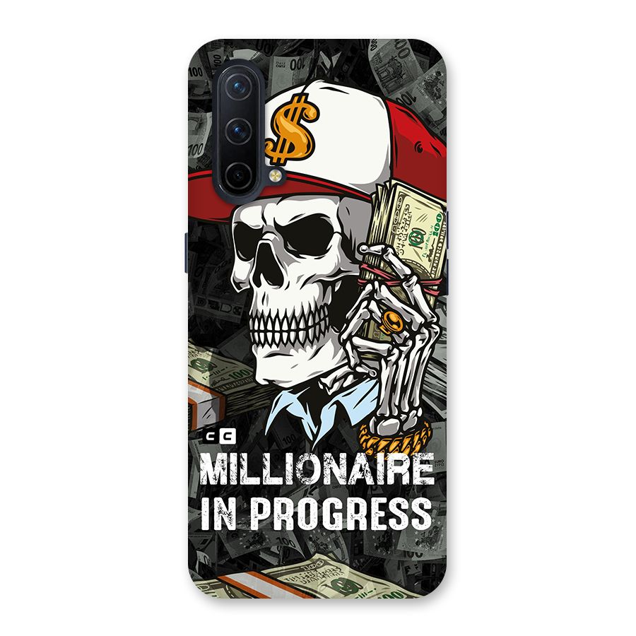 Cool Skull Millionaire In Progress Glass Back Case for OnePlus Nord CE 5G