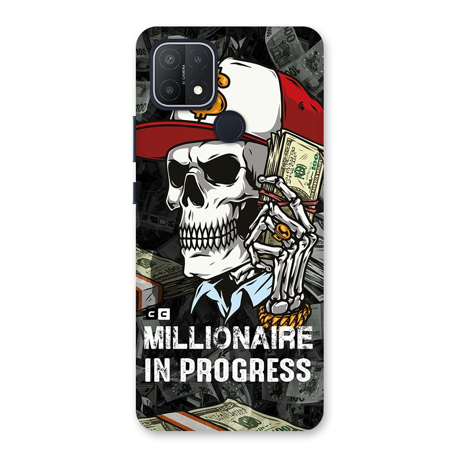Cool Skull Millionaire In Progress Back Case for Oppo A15