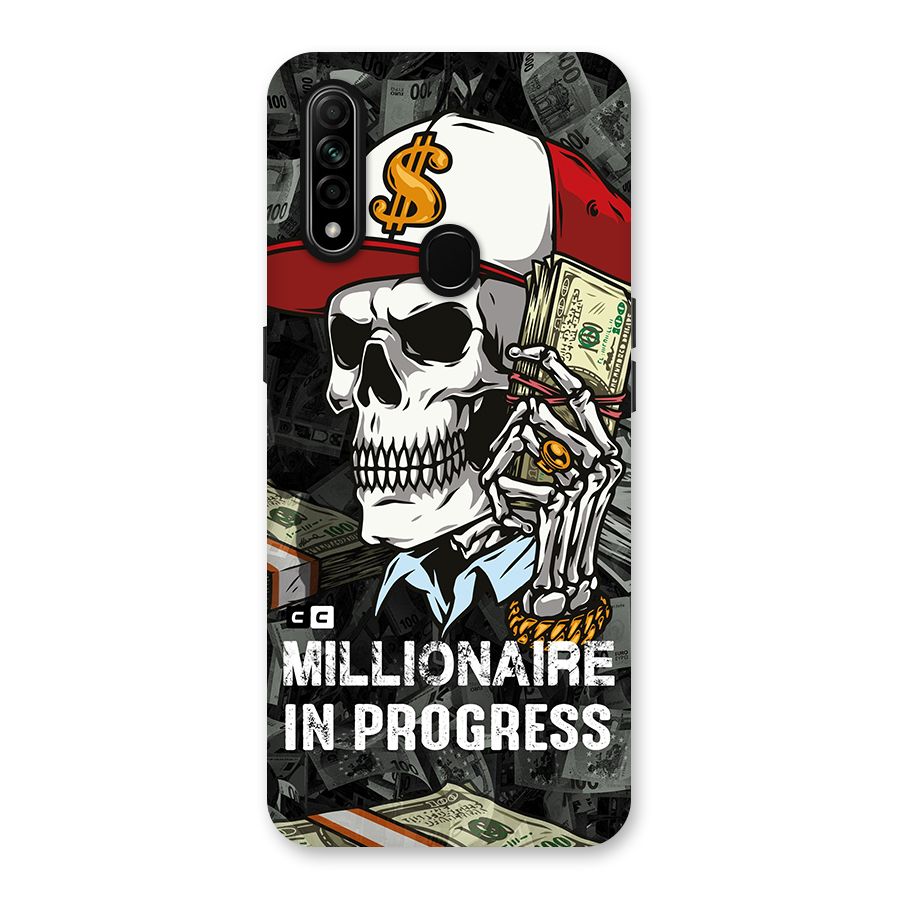 Cool Skull Millionaire In Progress Back Case for Oppo A31
