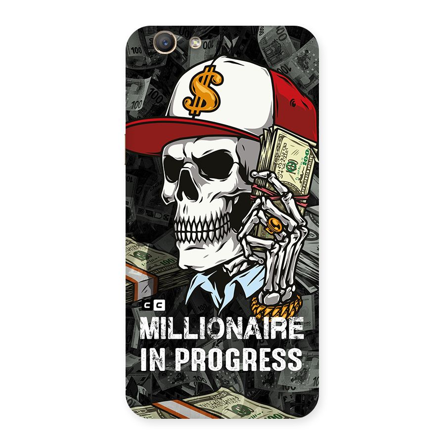 Cool Skull Millionaire In Progress Back Case for Oppo A59