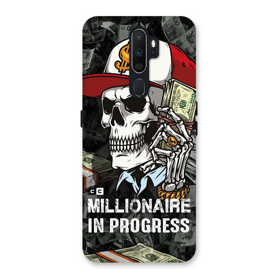 Cool Skull Millionaire In Progress Back Case for Oppo A5 (2020)