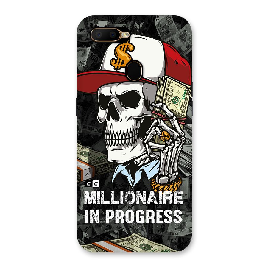Cool Skull Millionaire In Progress Back Case for Oppo A5s