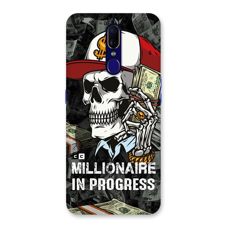 Cool Skull Millionaire In Progress Back Case for Oppo A9