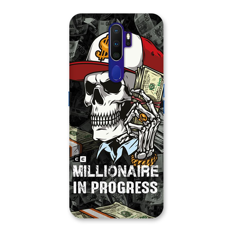 Cool Skull Millionaire In Progress Back Case for Oppo A9 (2020)