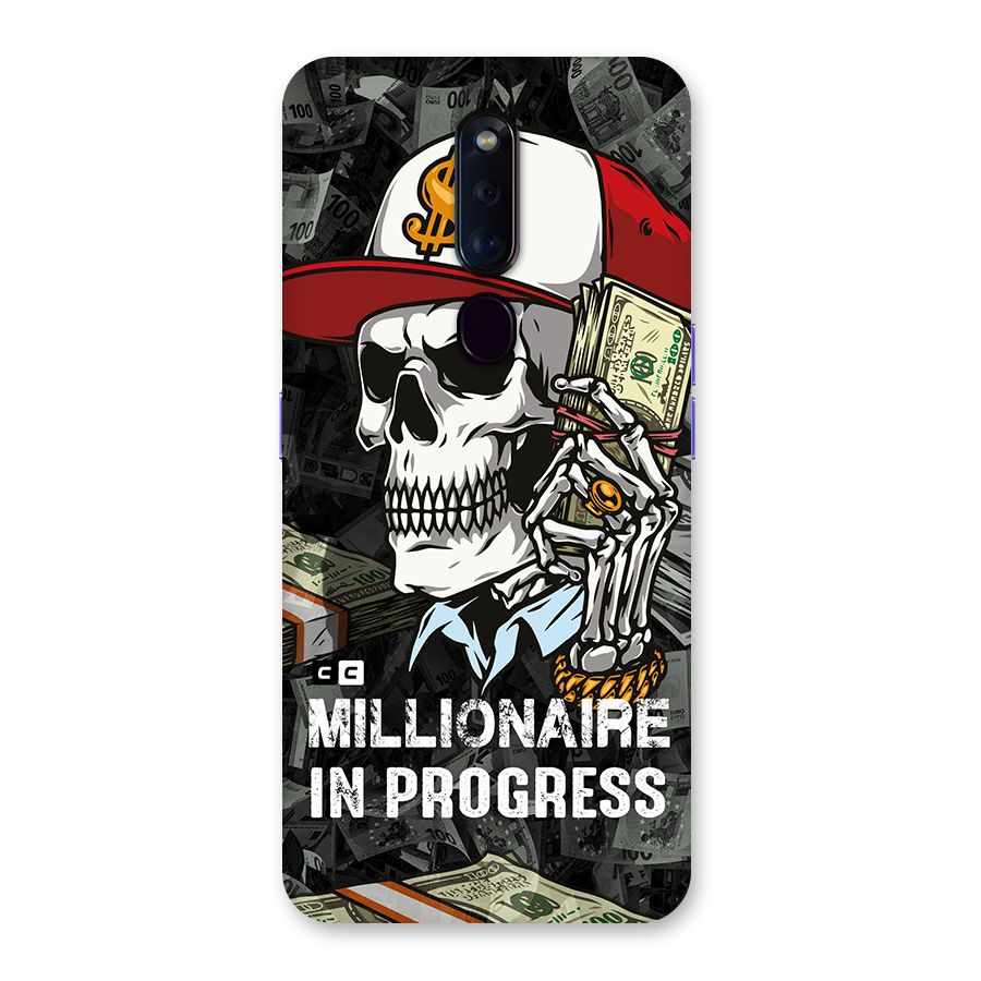 Cool Skull Millionaire In Progress Back Case for Oppo F11 Pro
