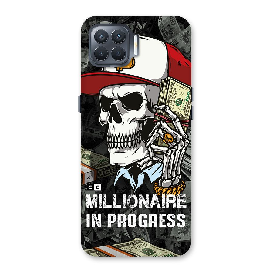 Cool Skull Millionaire In Progress Back Case for Oppo F17 Pro