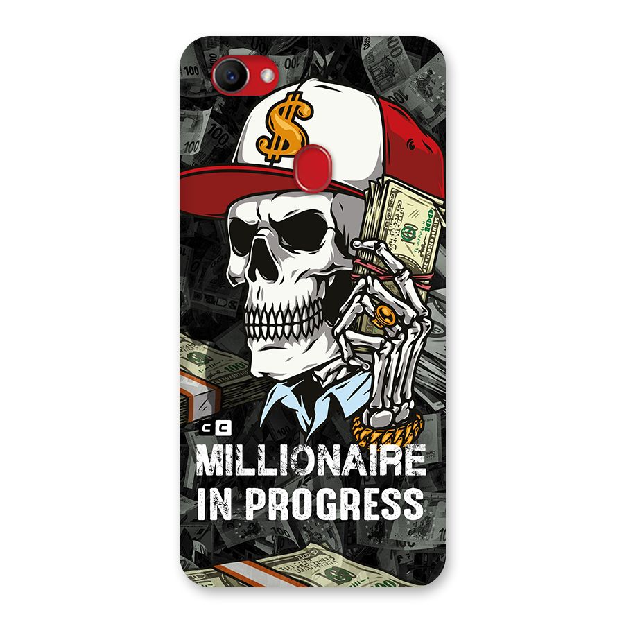 Cool Skull Millionaire In Progress Back Case for Oppo F7