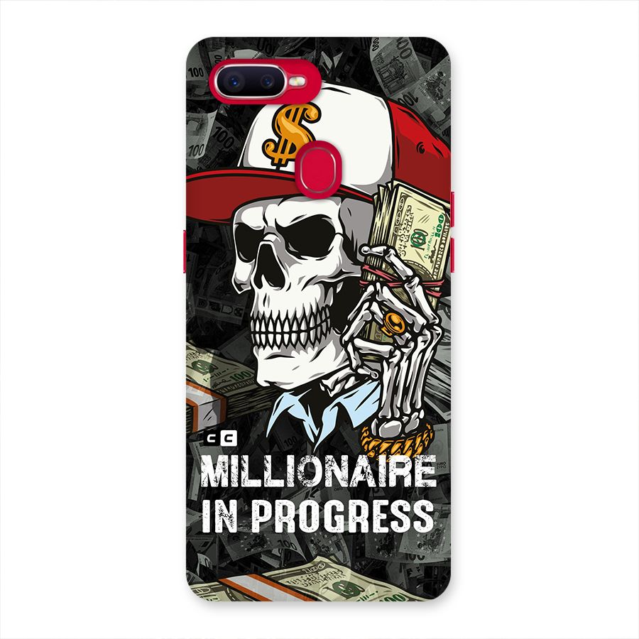 Cool Skull Millionaire In Progress Back Case for Oppo F9 Pro