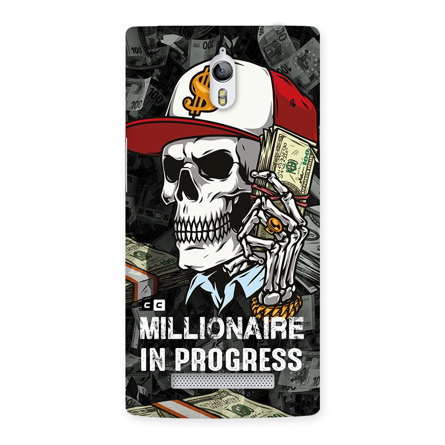 Cool Skull Millionaire In Progress Back Case for Oppo Find 7