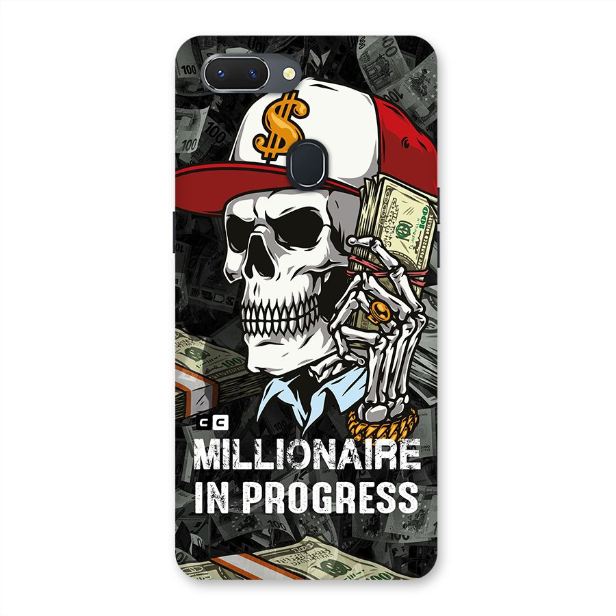 Cool Skull Millionaire In Progress Back Case for Oppo Realme 2
