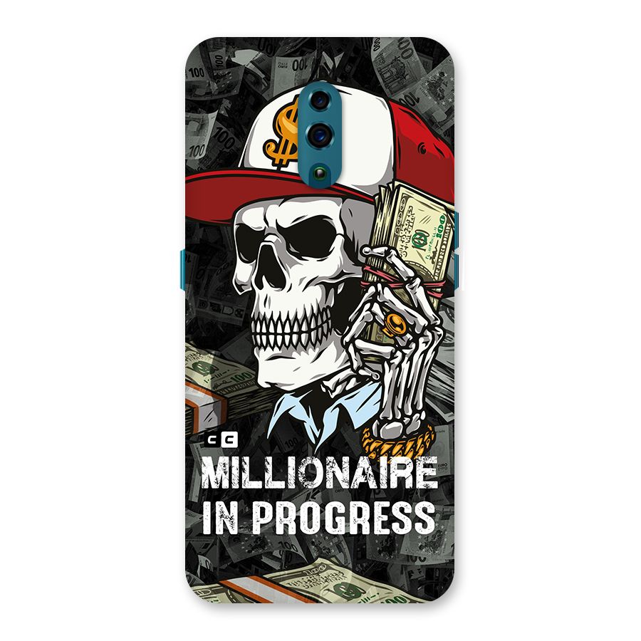 Cool Skull Millionaire In Progress Back Case for Oppo Reno