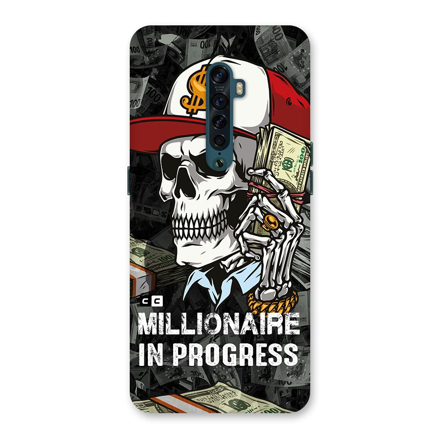 Cool Skull Millionaire In Progress Back Case for Oppo Reno2