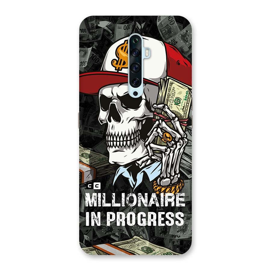 Cool Skull Millionaire In Progress Back Case for Oppo Reno2 F