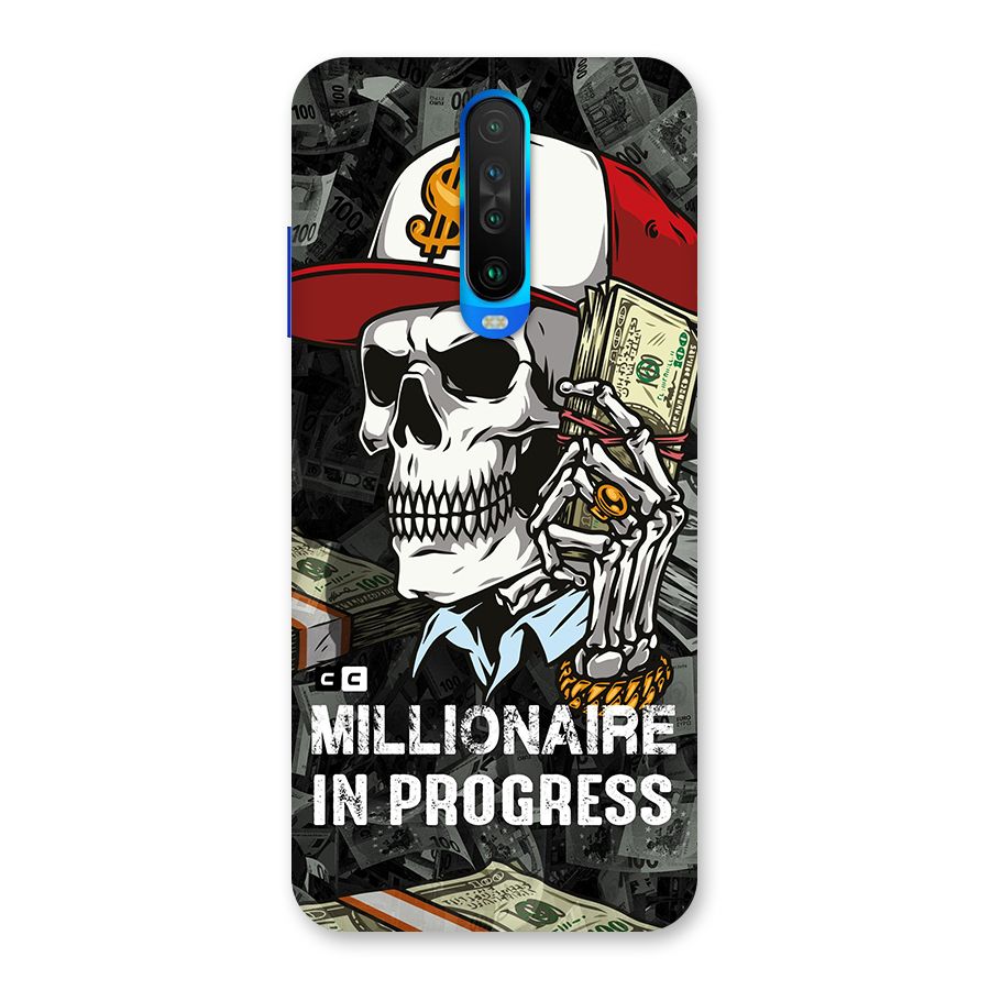 Cool Skull Millionaire In Progress Back Case for Poco X2