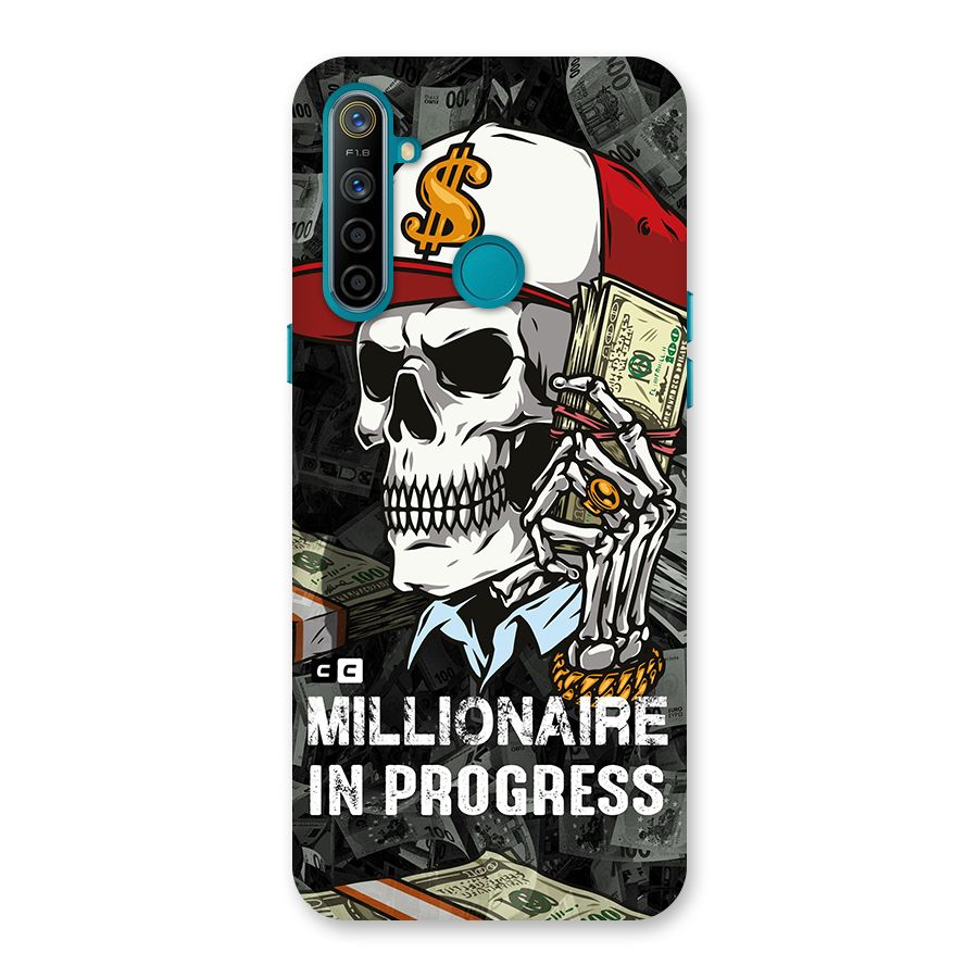 Cool Skull Millionaire In Progress Back Case for Realme 5i