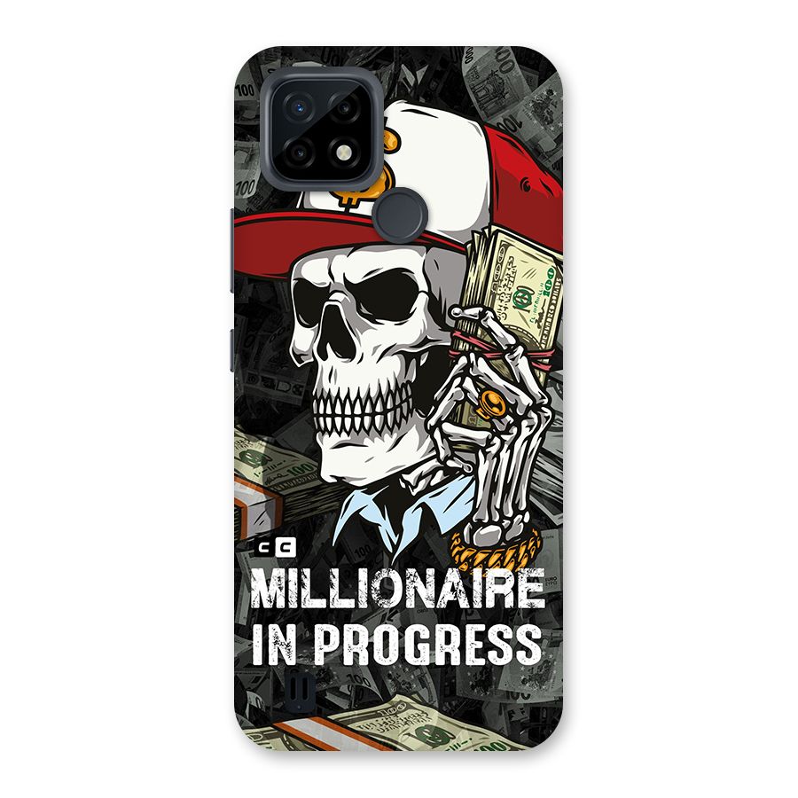 Cool Skull Millionaire In Progress Back Case for Realme C21