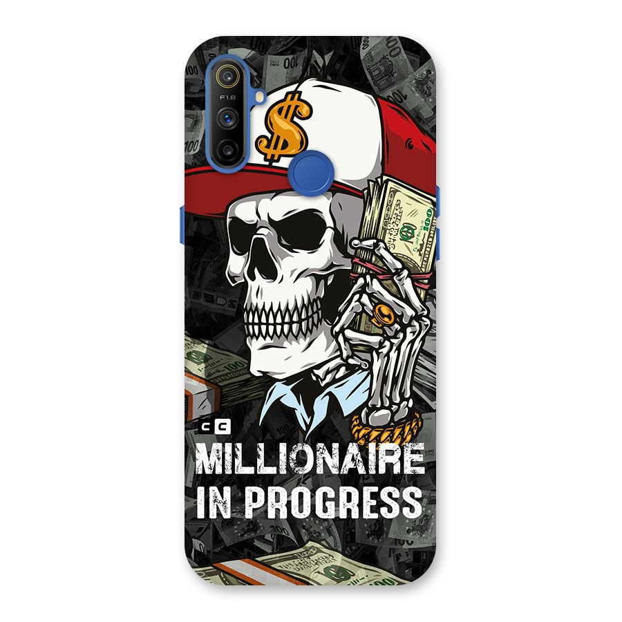 Cool Skull Millionaire In Progress Back Case for Realme Narzo 10A
