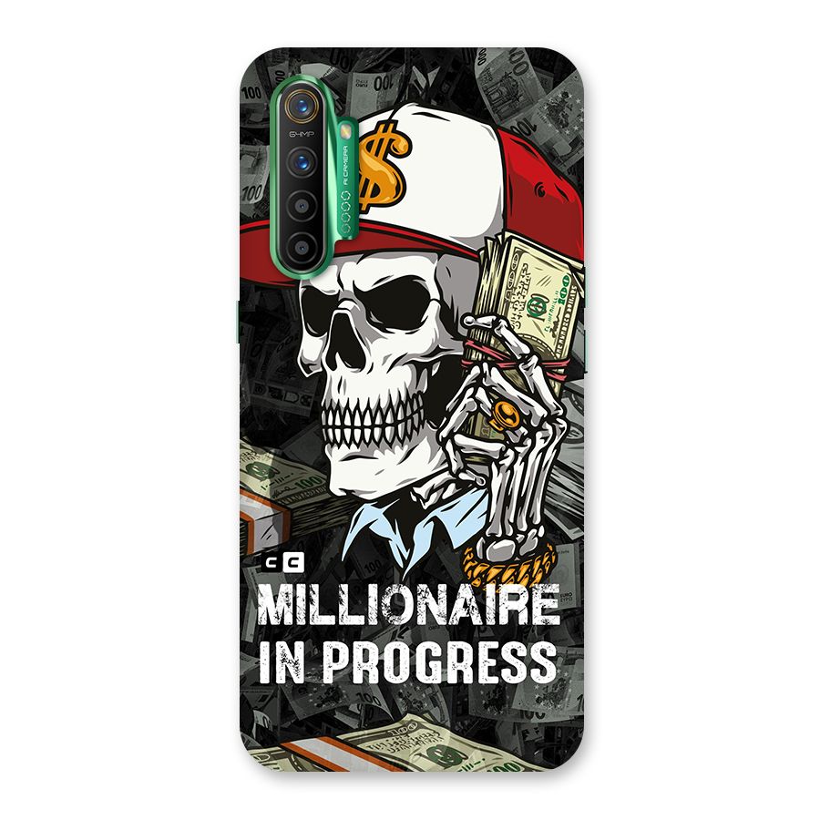 Cool Skull Millionaire In Progress Glass Back Case for Realme X2