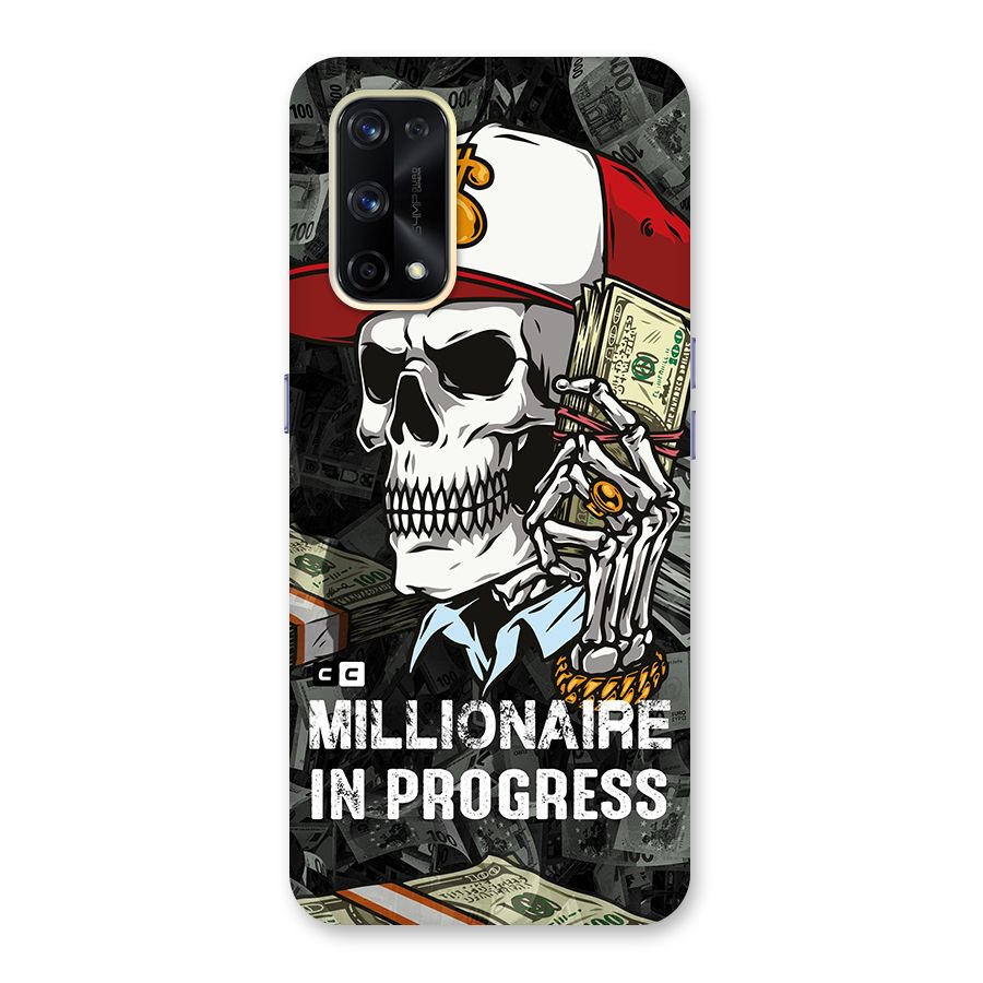 Cool Skull Millionaire In Progress Glass Back Case for Realme X7 Pro
