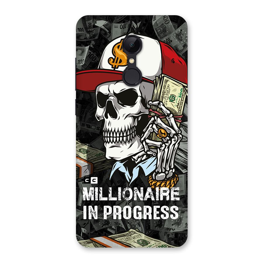Cool Skull Millionaire In Progress Back Case for Redmi 5