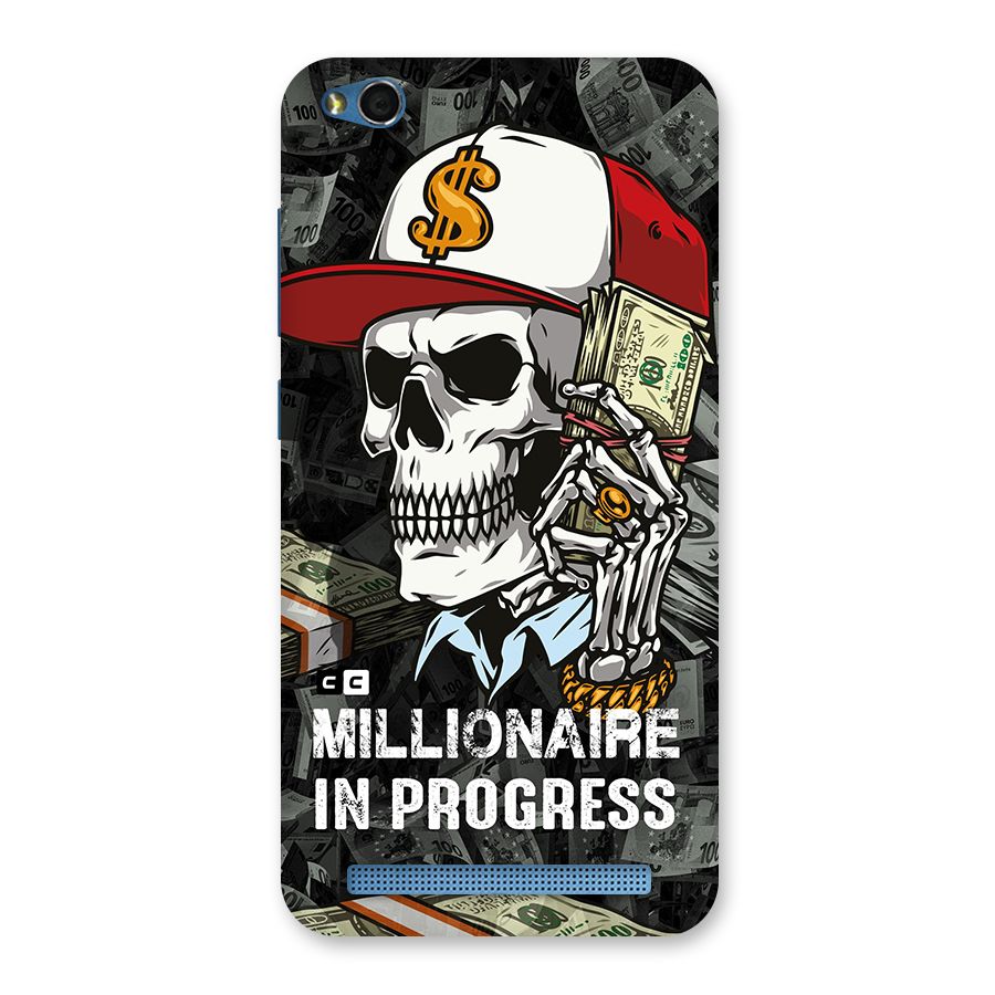 Cool Skull Millionaire In Progress Back Case for Redmi 5A