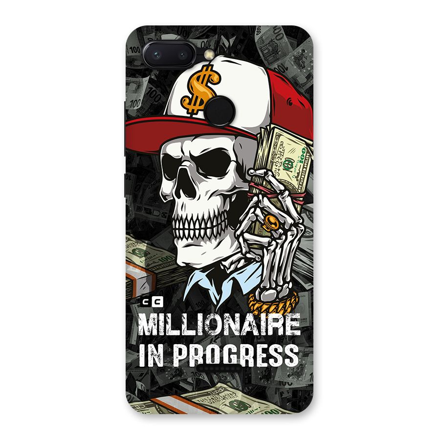 Cool Skull Millionaire In Progress Back Case for Redmi 6