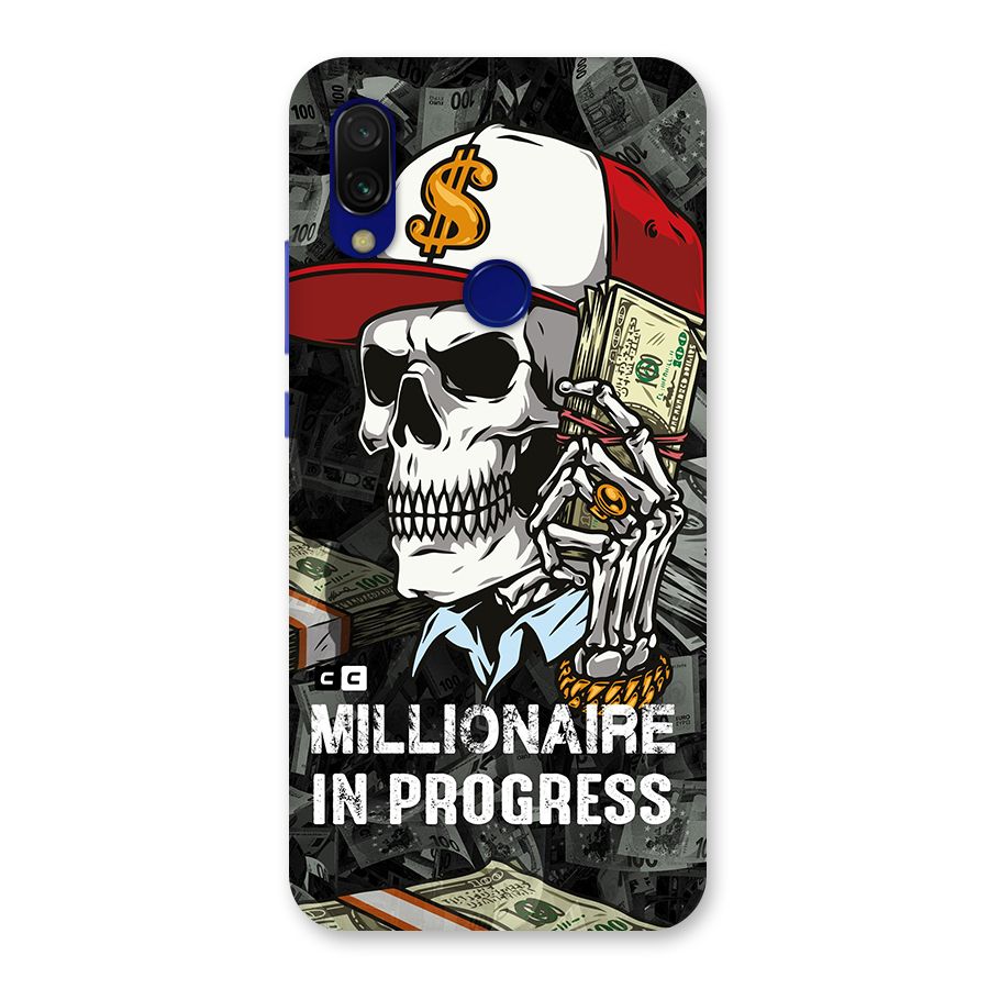 Cool Skull Millionaire In Progress Back Case for Redmi 7
