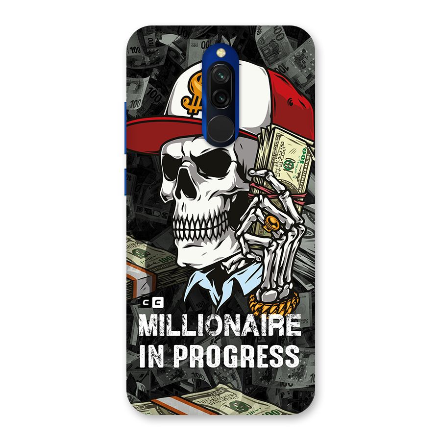 Cool Skull Millionaire In Progress Back Case for Redmi 8
