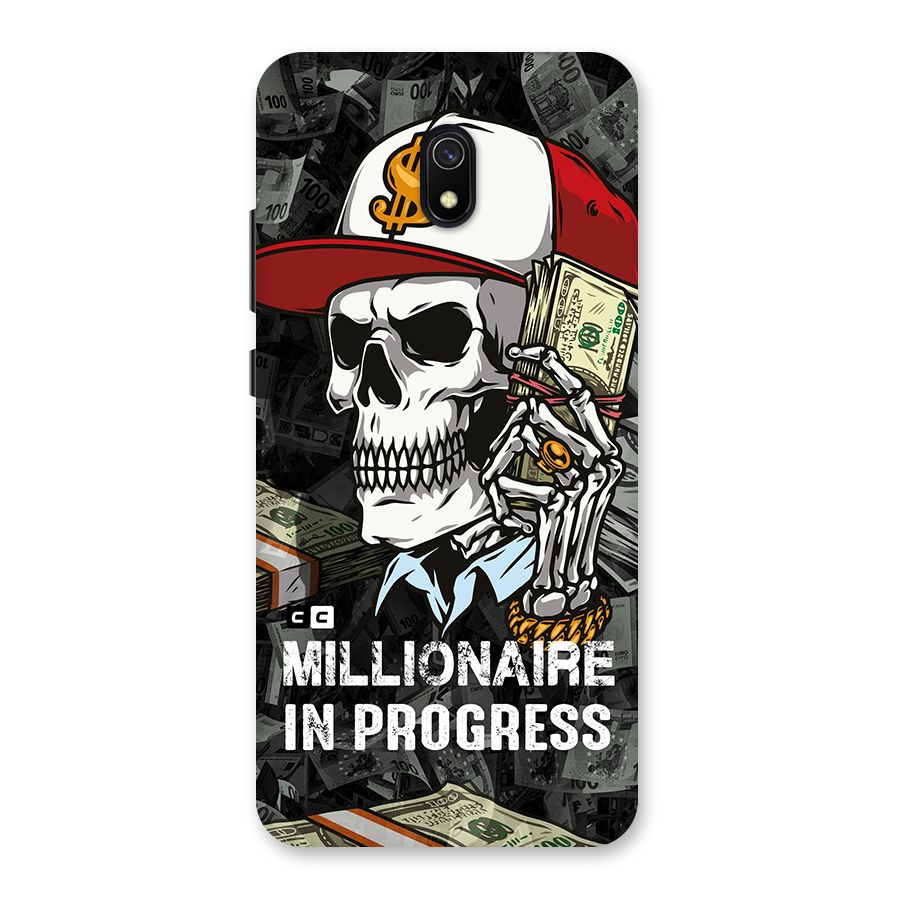 Cool Skull Millionaire In Progress Back Case for Redmi 8A