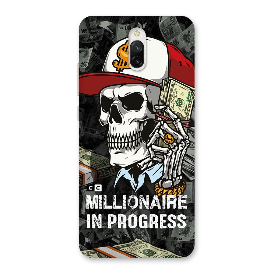 Cool Skull Millionaire In Progress Back Case for Redmi 8A Dual