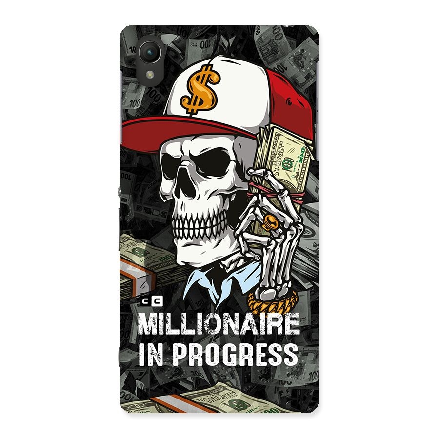 Cool Skull Millionaire In Progress Back Case for Sony Xperia Z2