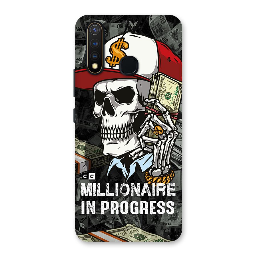 Cool Skull Millionaire In Progress Back Case for Vivo U20