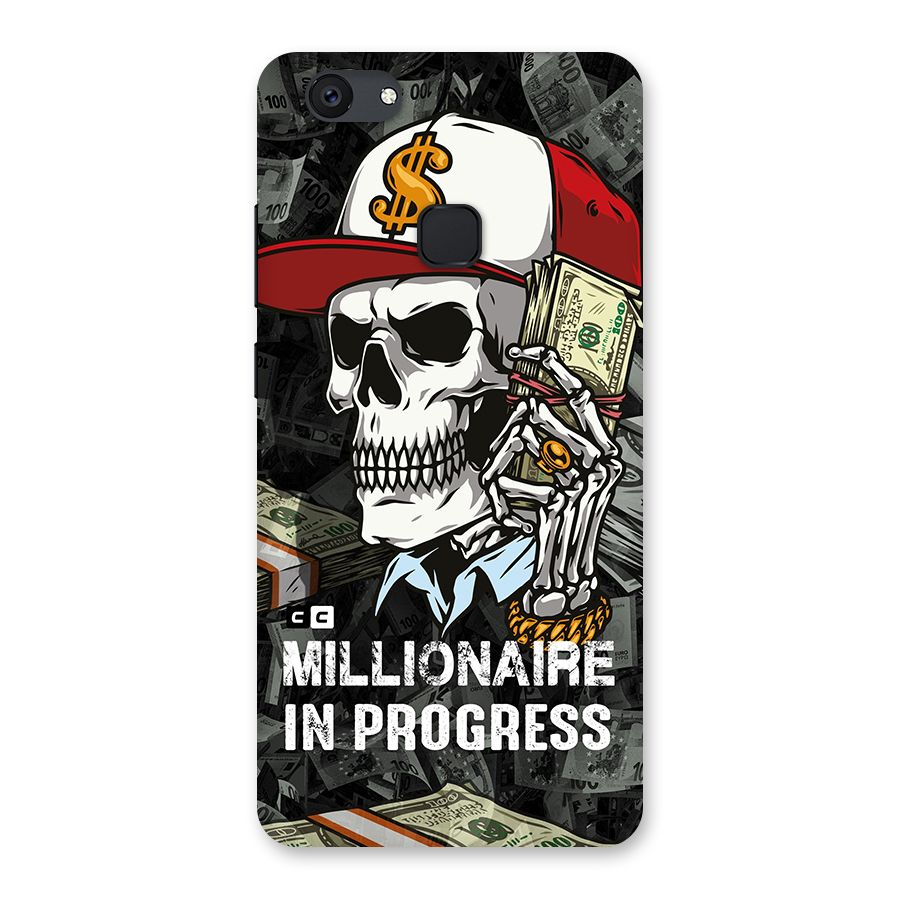 Cool Skull Millionaire In Progress Back Case for Vivo V7 Plus