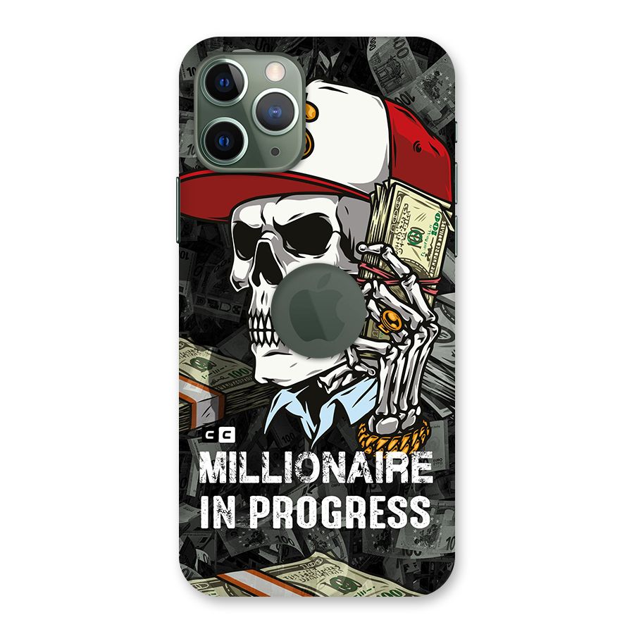 Cool Skull Millionaire In Progress Back Case for iPhone 11 Pro Logo  Cut