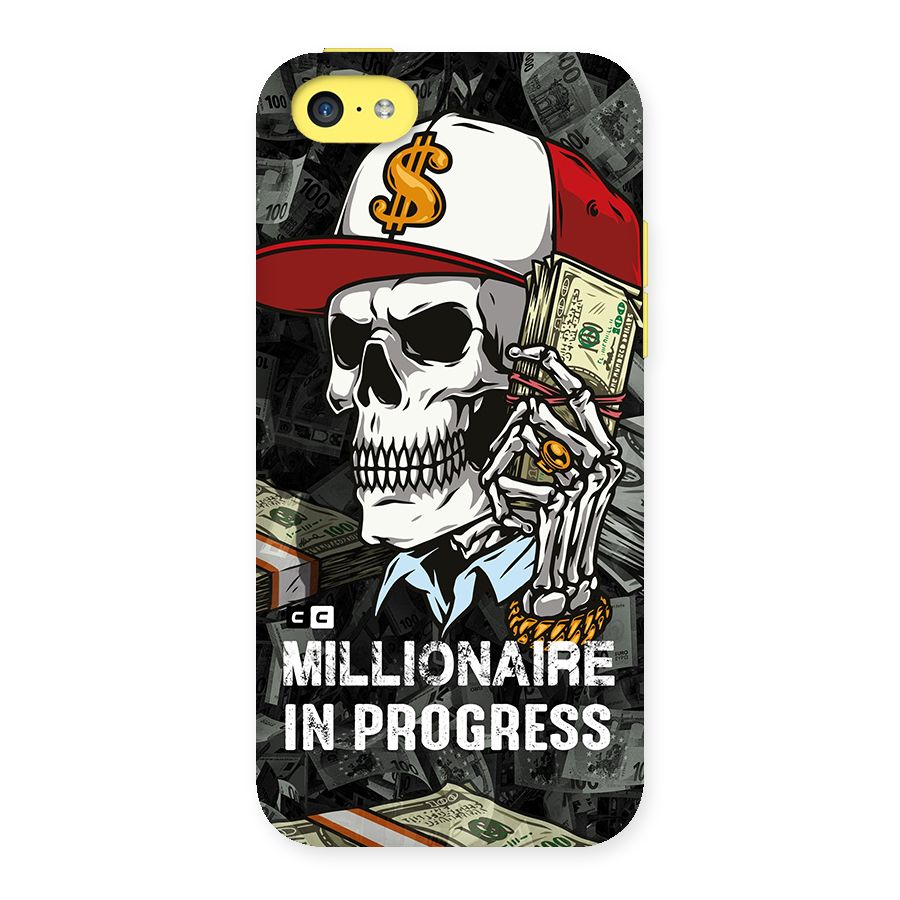 Cool Skull Millionaire In Progress Back Case for iPhone 5C