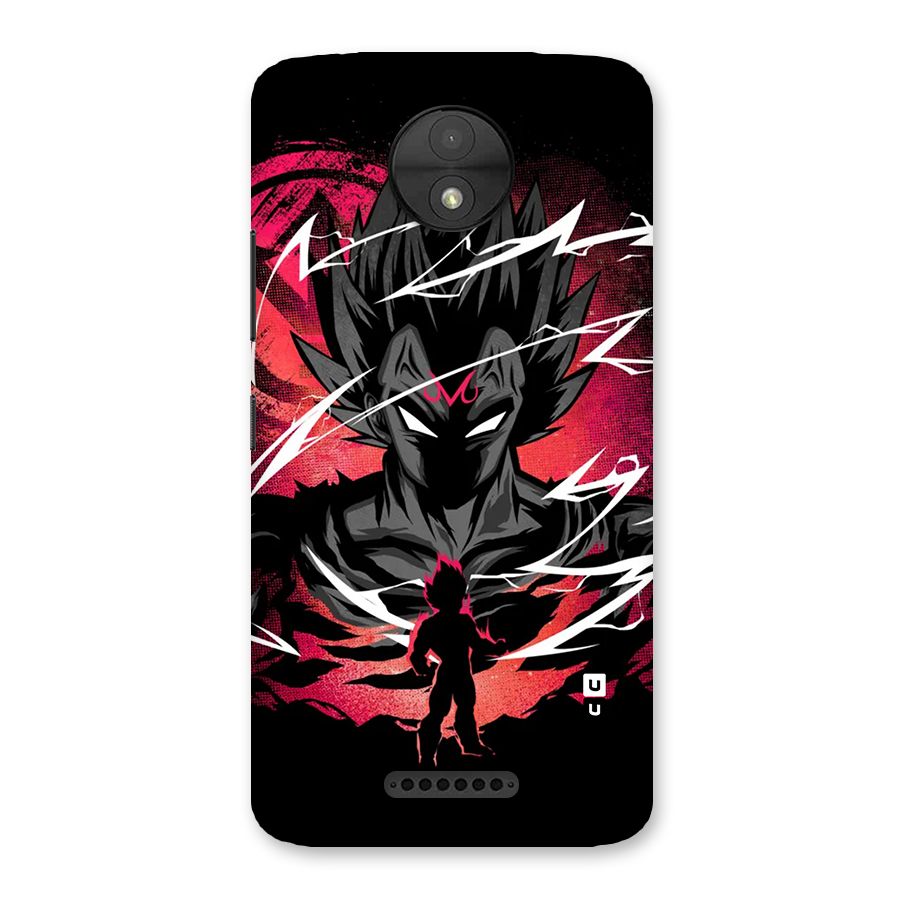 Cool Vegeta Back Case for Moto C