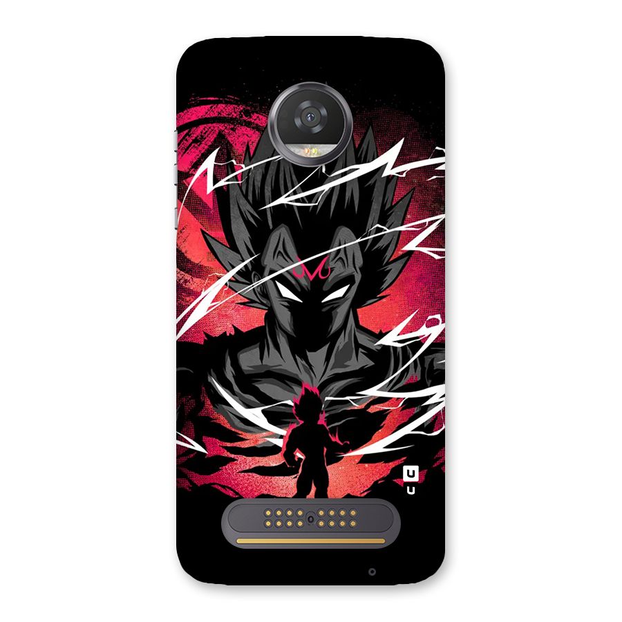 Cool Vegeta Back Case for Moto Z2 Play