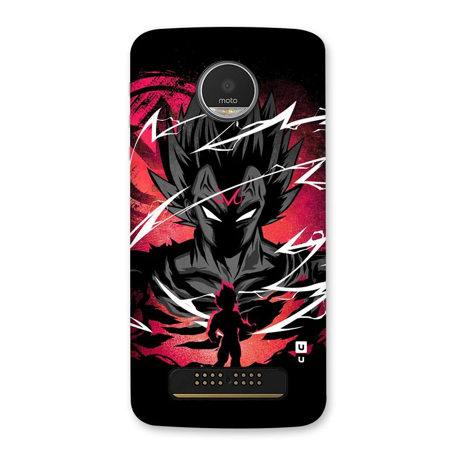 Cool Vegeta Back Case for Moto Z Play