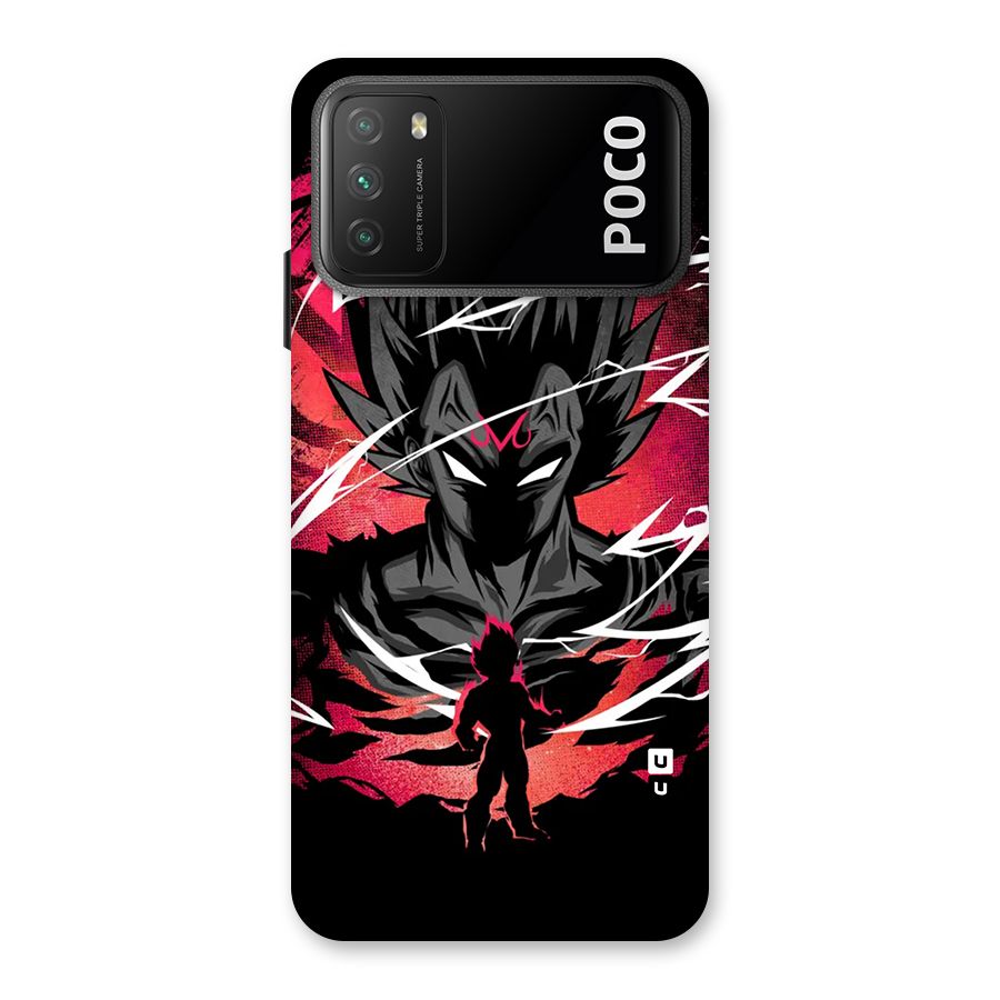 Cool Vegeta Back Case for Poco M3