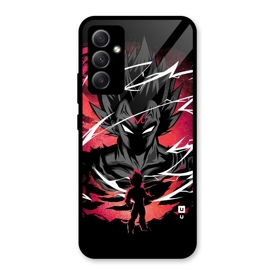 Cool Vegeta Glass Back Case for Galaxy A34