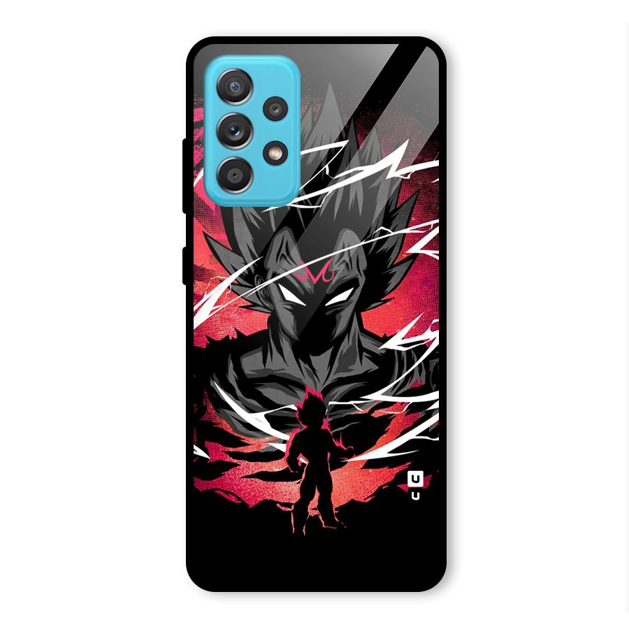Cool Vegeta Glass Back Case for Galaxy A52