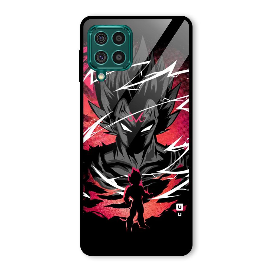 Cool Vegeta Glass Back Case for Galaxy F62