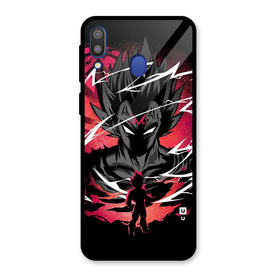 Cool Vegeta Glass Back Case for Galaxy M20