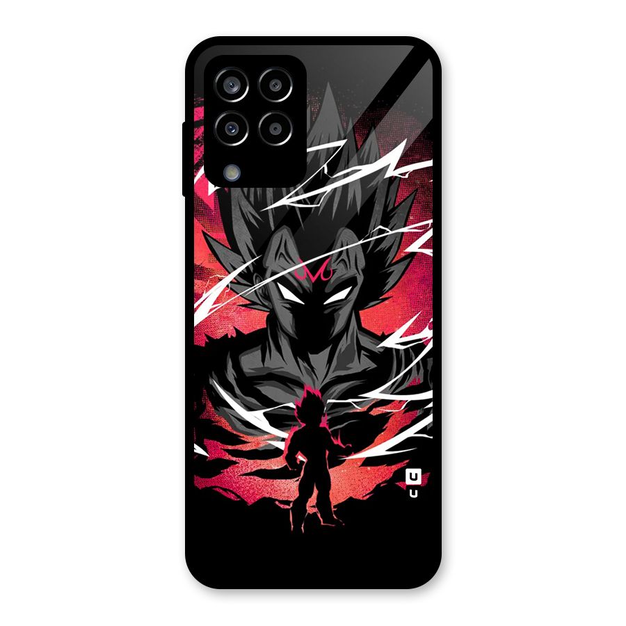 Cool Vegeta Glass Back Case for Galaxy M33