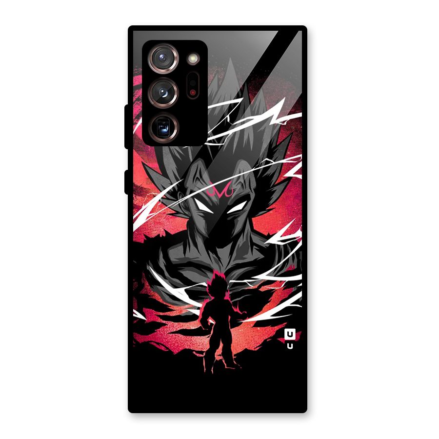 Cool Vegeta Glass Back Case for Galaxy Note 20 Ultra 5G