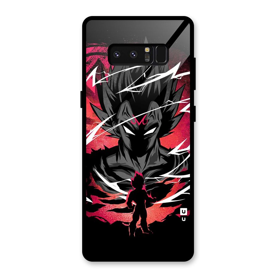 Cool Vegeta Glass Back Case for Galaxy Note 8