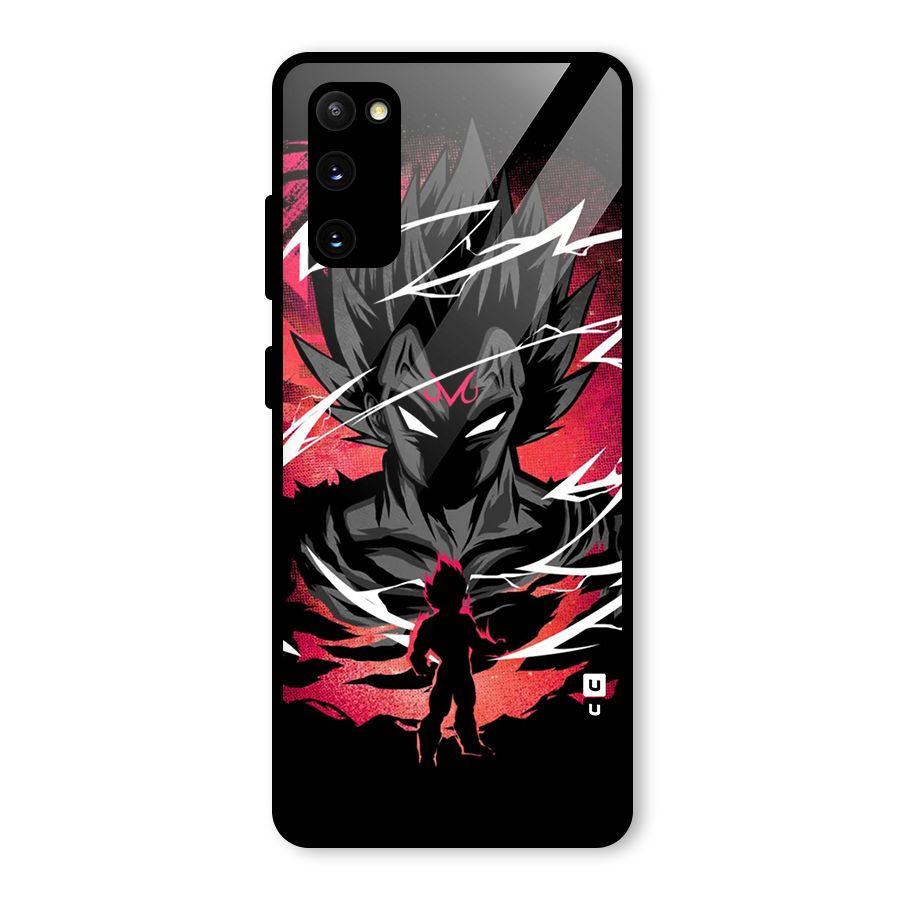 Cool Vegeta Glass Back Case for Galaxy S20 FE