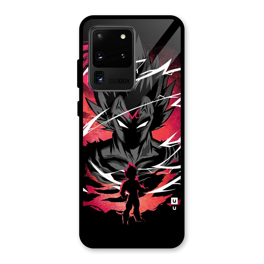 Cool Vegeta Glass Back Case for Galaxy S20 Ultra